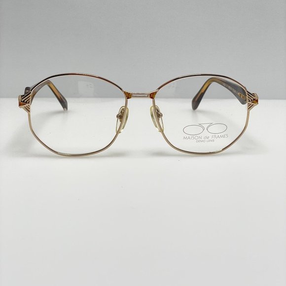 Maison De Frames Eyeglasses Eye Glasses Frames Mod 4 Color 1 56-18 - Picture 3 of 6
